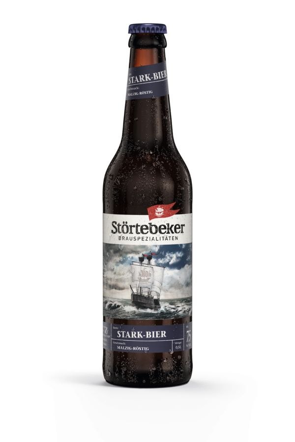 Пиво Stortebeker Bio Stark-Bier темне фільтр. 7.5% 0.5 л скло